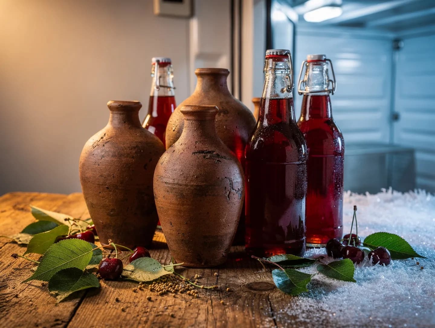 Geleneksel hardaliye içeceği ve hammaddeler